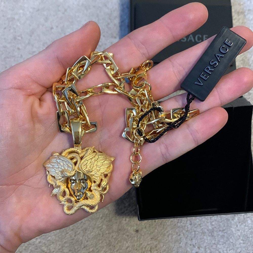 Versace Medusa Head Necklace